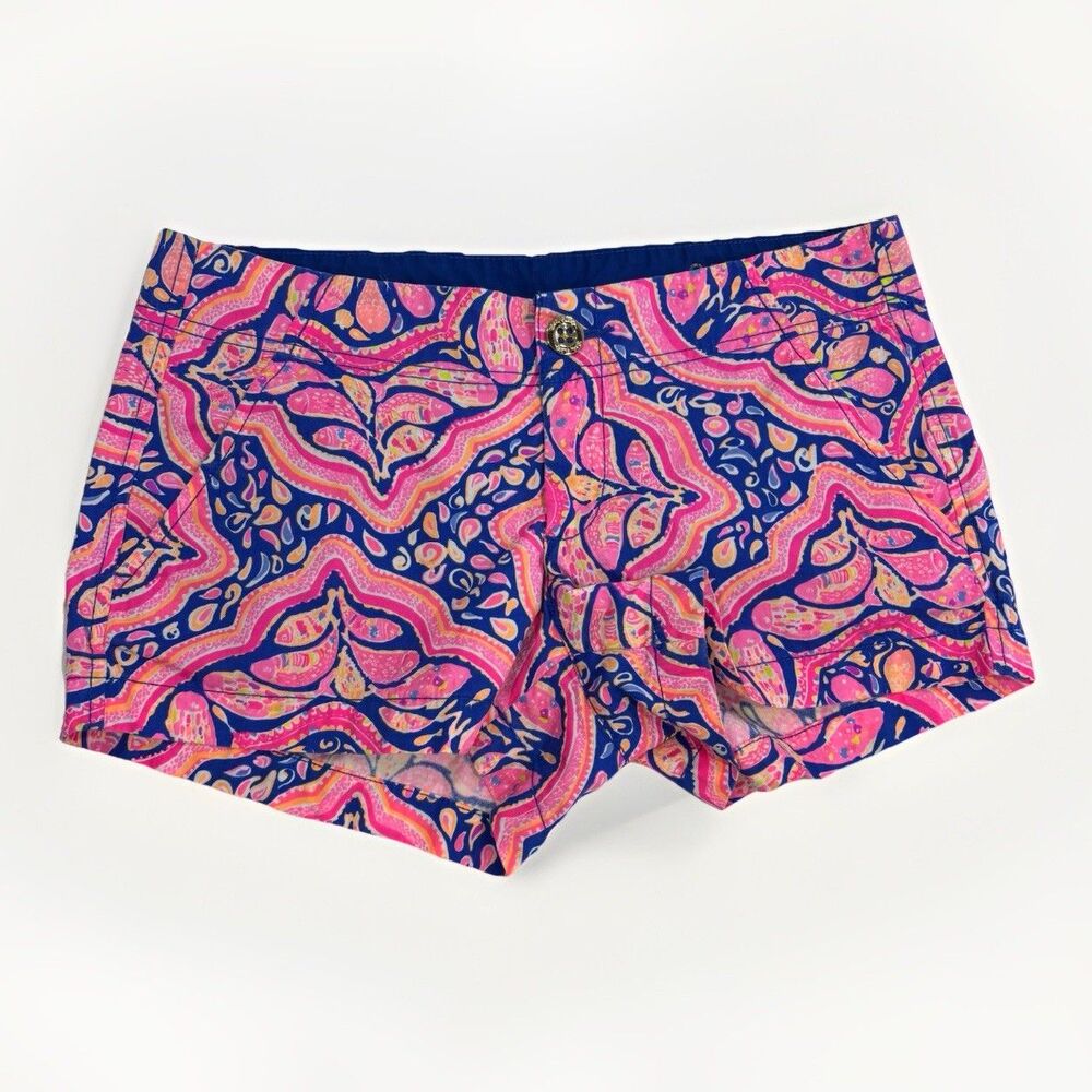 Lilly Pulitzer Shorts Womens Size 2 The Kerrie 3” Inseam Bright Preppy